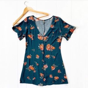 Wild Fable Floral Woven Mini Dress